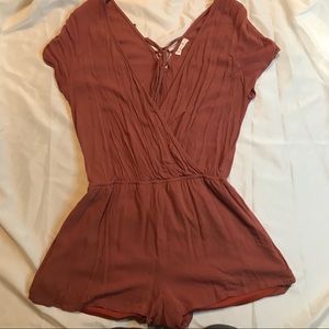 Rusty orange romper